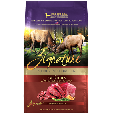 Zignature Grain Free Limited Ingredient Venison Dry Dog Food