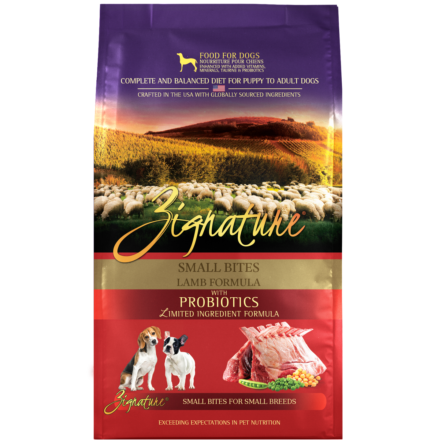 Zignature Lamb Formula Small Bites Dry Dog Food