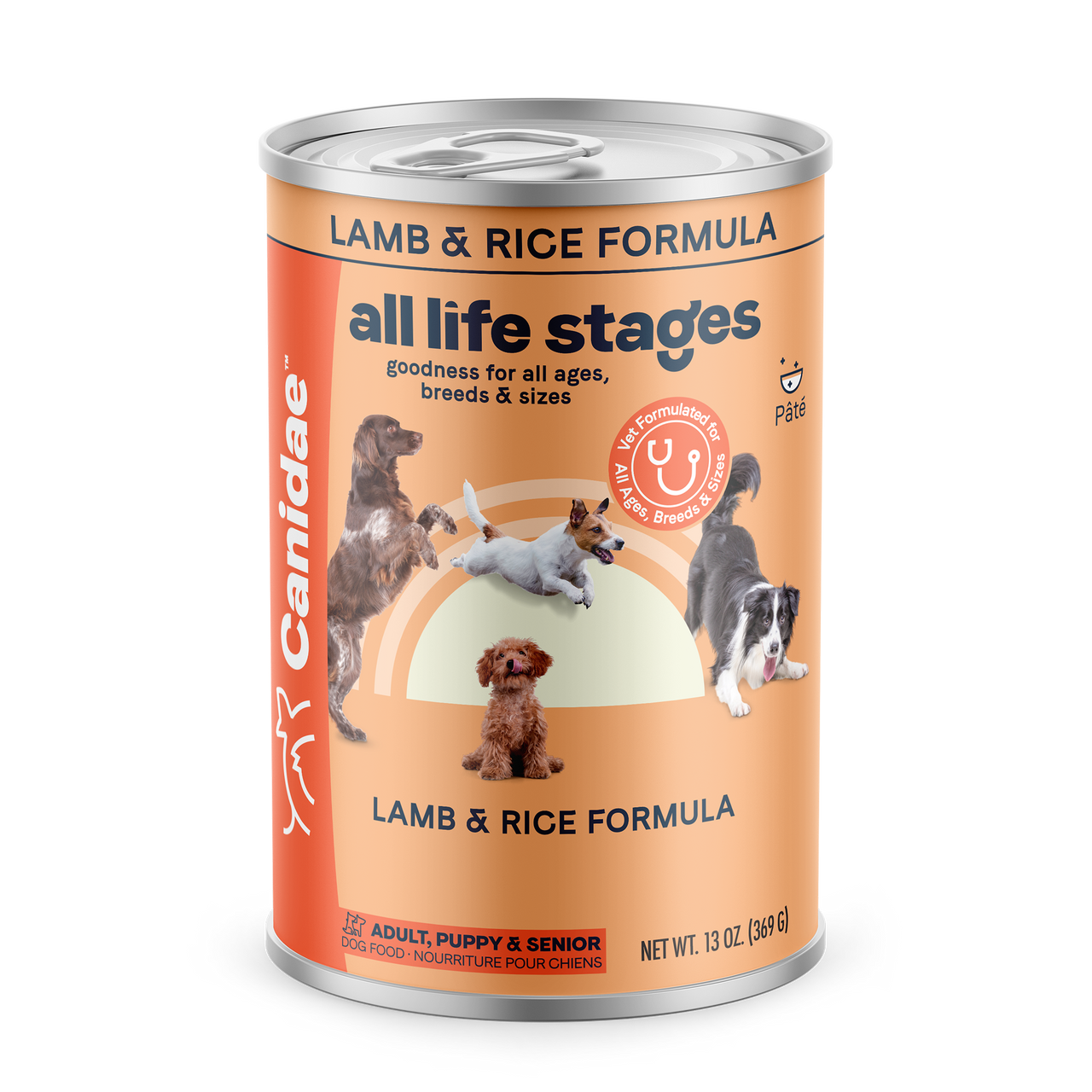 Canidae All Life Stages Lamb & Rice Recipe 13-oz, Wet Dog Food, Case Of 12