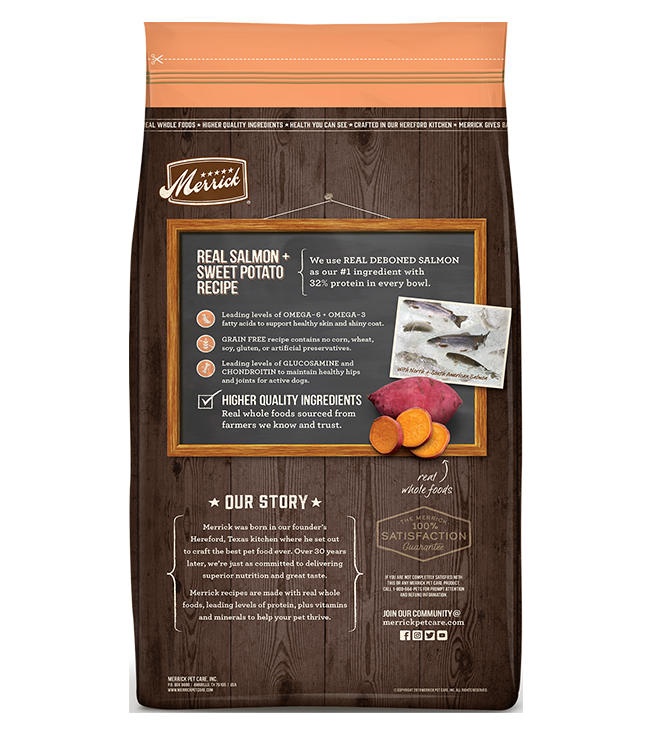 Merrick Salmon & Sweet Potato Dry Dog Food