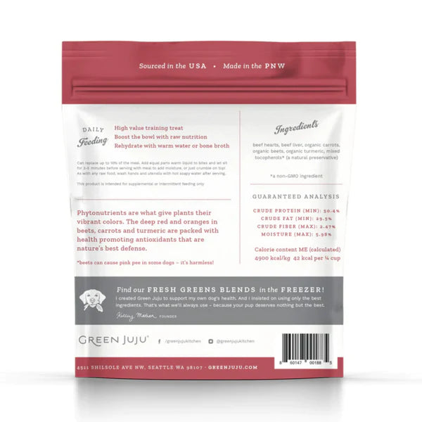 Green JuJu Beef Red Whole Food Bites, 3-oz