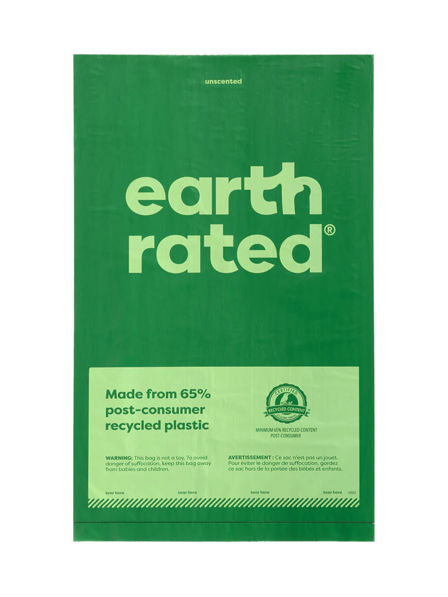 Earth Rated Large Dog Poop Bags, Single Roll, 300-Count