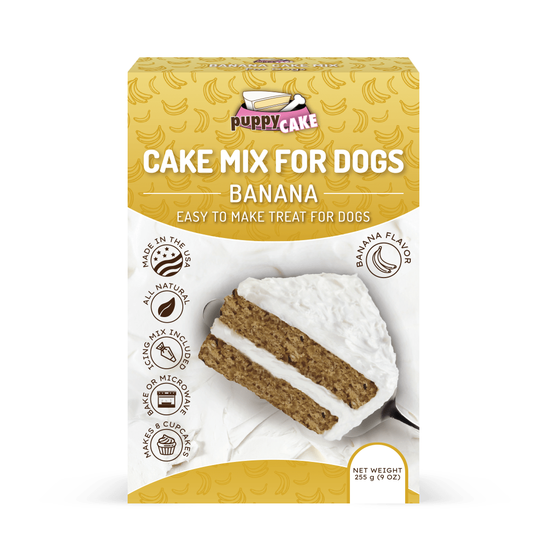 Puppy Cake Banana Cake Mix 9-Oz, Dog Treat