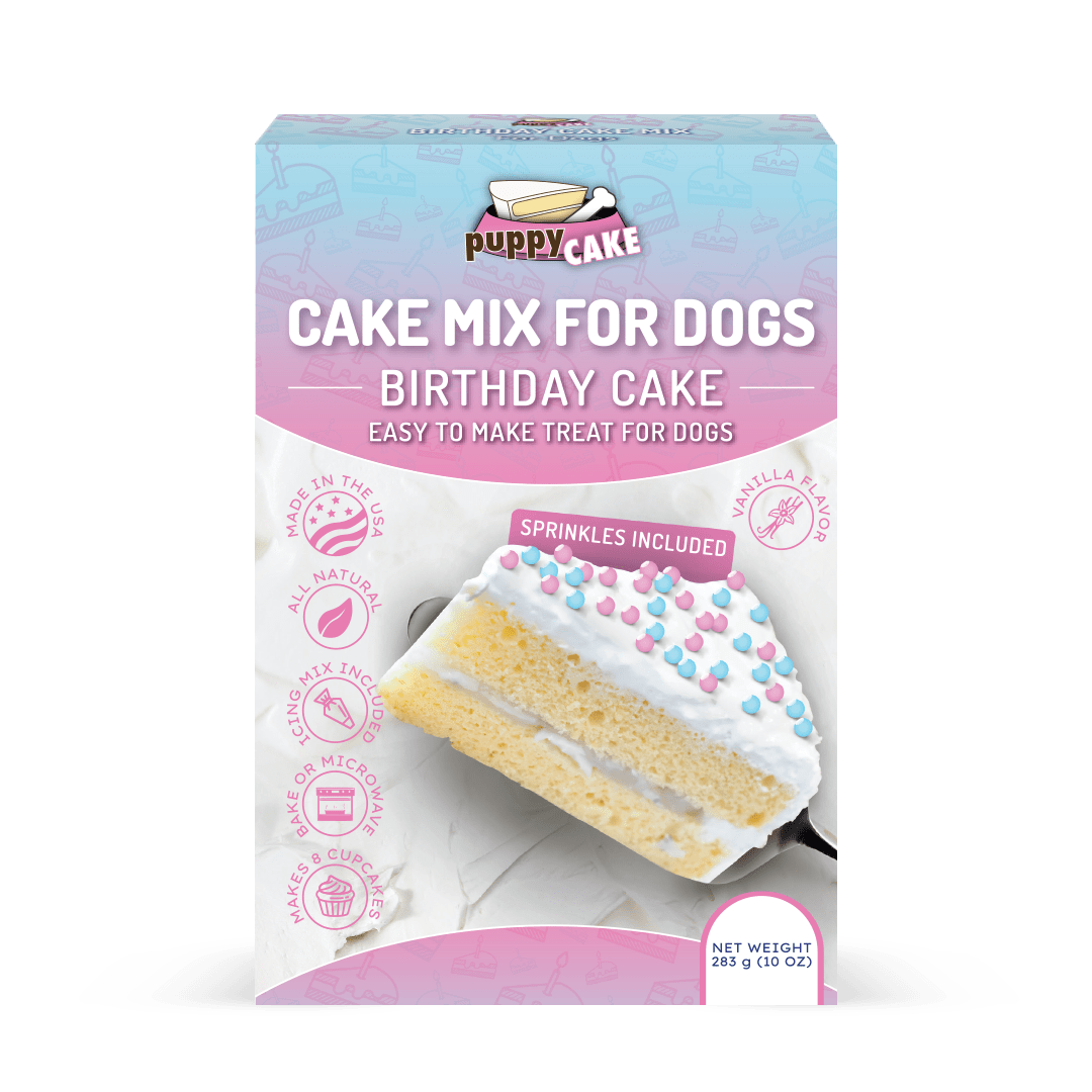 Puppy Cake Birthday Cake Mix 9-Oz, Dog Treat