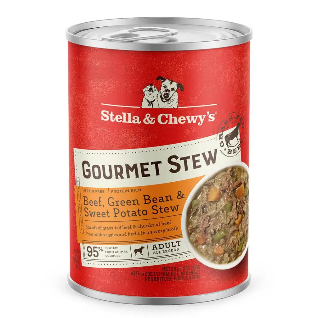 Stella & Chewy's Gourmet Stew with Beef, Green Bean, And Sweet Potato, Wet Dog Food, 12.5-oz Case of 12