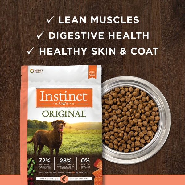 Instinct Original Salmon, Dry Dog Food, 20-lb Bag