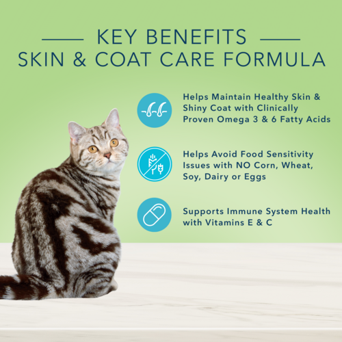 Blue Buffalo True Solutions Perfect Coat Natural Skin & Coat Care Adult Wet Cat Food, Whitefish, 3-oz Case of 24