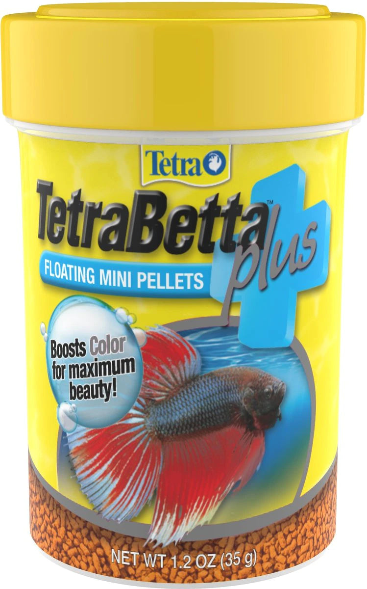 Tetra Beta Plus Mini Pellets 1.2-oz, Fish Food