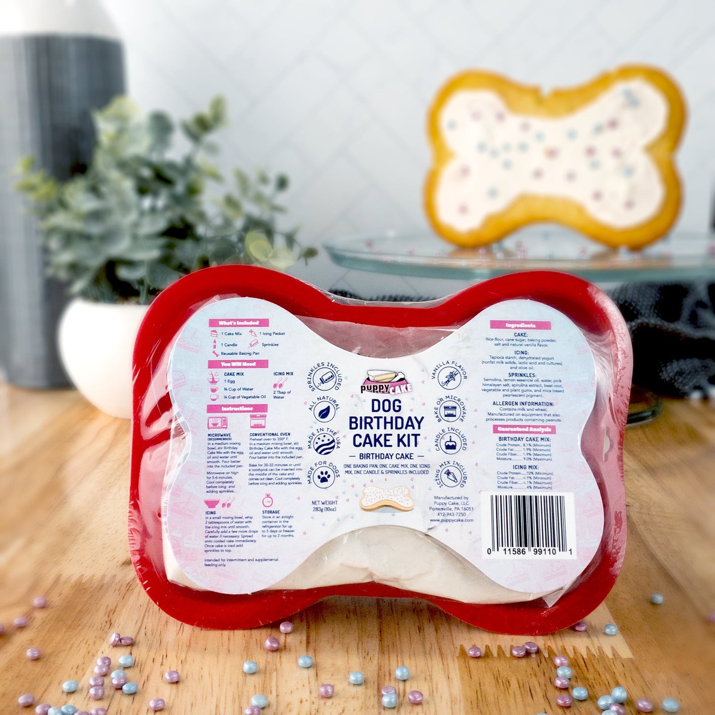 Puppy Cake Birthday Cake Kit Birthday, Dog Treat