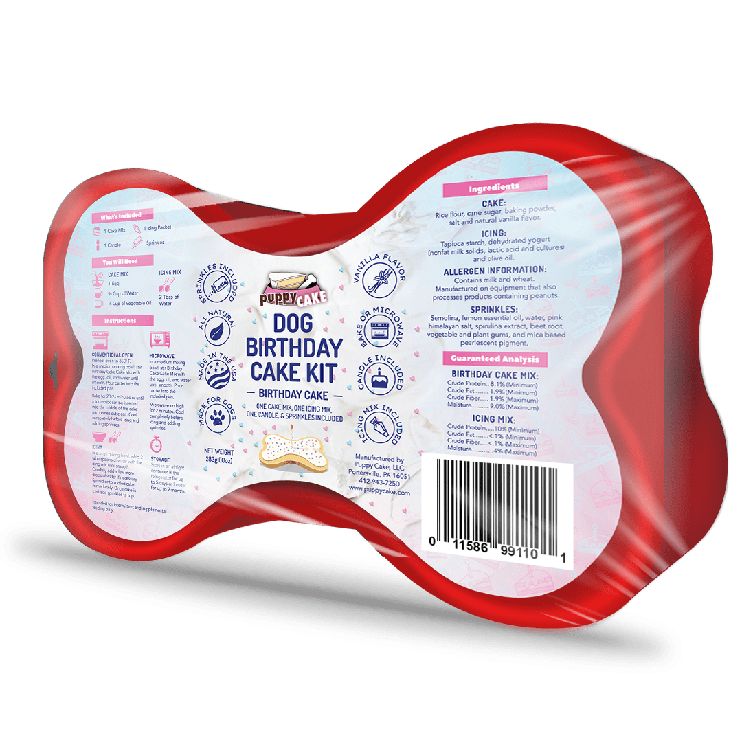 Puppy Cake Birthday Cake Kit Birthday, Dog Treat