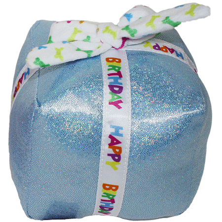 Multipet Birthday Present 3.5-Inch, Dog Toy