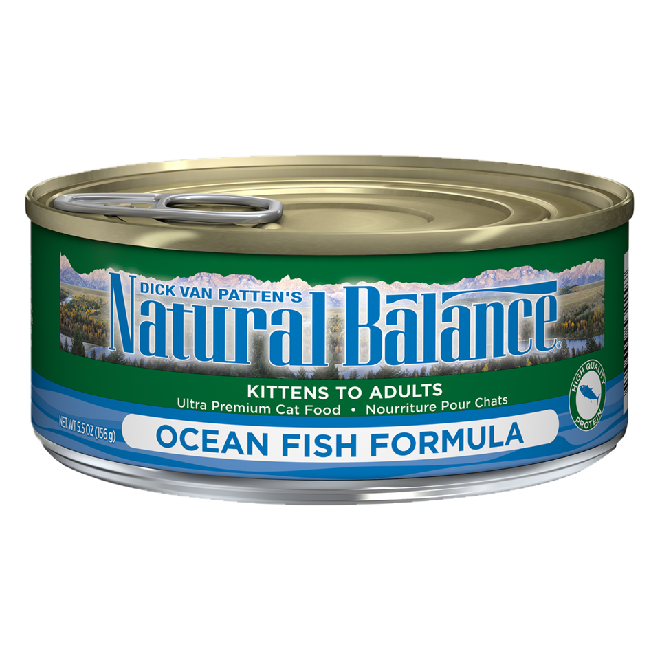 Natural Balance Ultra Premium Cat Food Ocean Fish 24 pack 5.5 oz cans