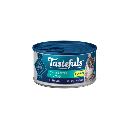 Blue Buffalo Tastefuls Natural Flaked Wet Cat Food, Tuna Entrée in Gravy