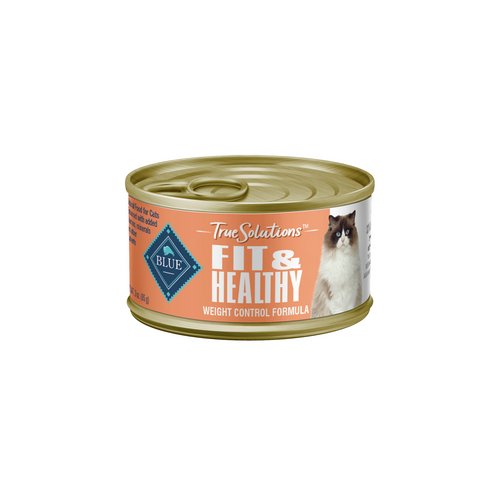 Blue Buffalo True Solutions Fit Healthy Natural Weight Control Adult Wet Cat Food Chicken 3 oz Case of 24