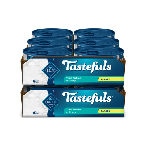 Blue Buffalo Tastefuls Natural Flaked Wet Cat Food, Tuna Entrée in Gravy