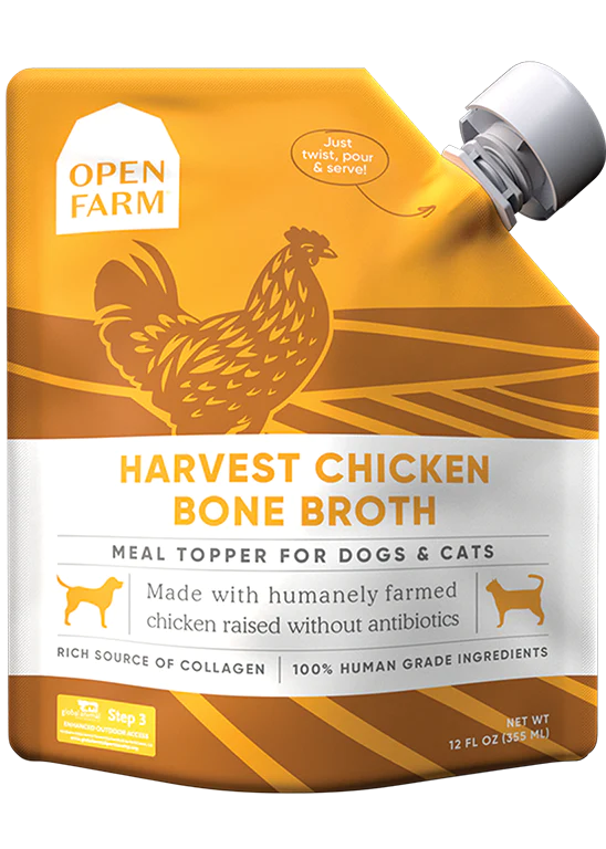 Open Farm Chicken Bone Broth Topper For Dogs And Cats