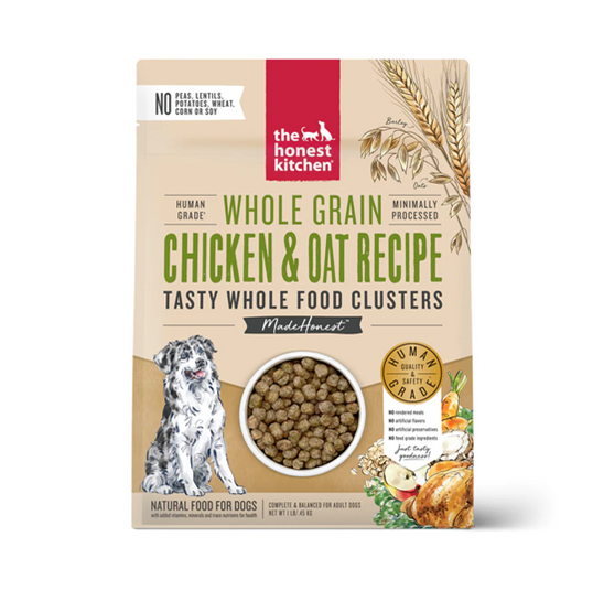 The Honest Kitchen Tasty Whole Food Clusters, Whole Grain And Chicken Recipe, Dry Dog Food