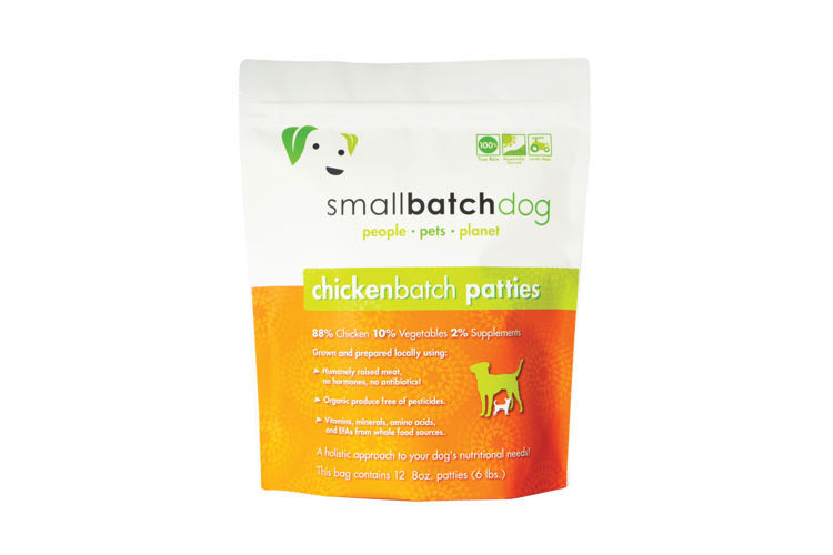 Smallbatch Frozen Raw Dog Food, Chickenbatch