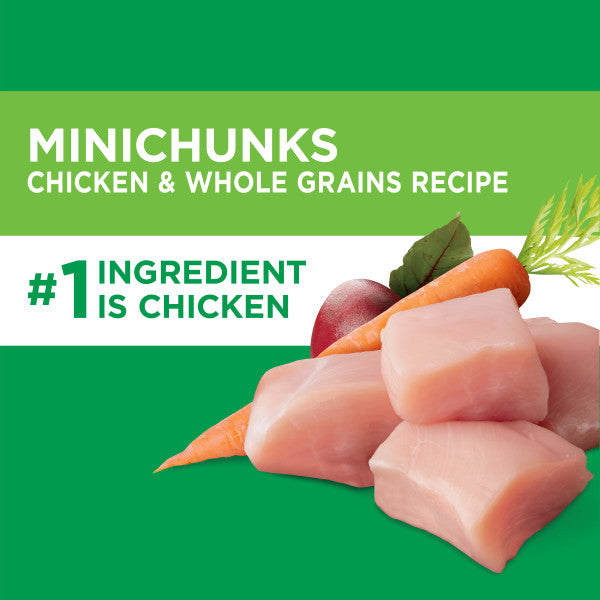IAMS Adult Minichunks Small Kibble High Protein Dry Dog Food with Real Chicken