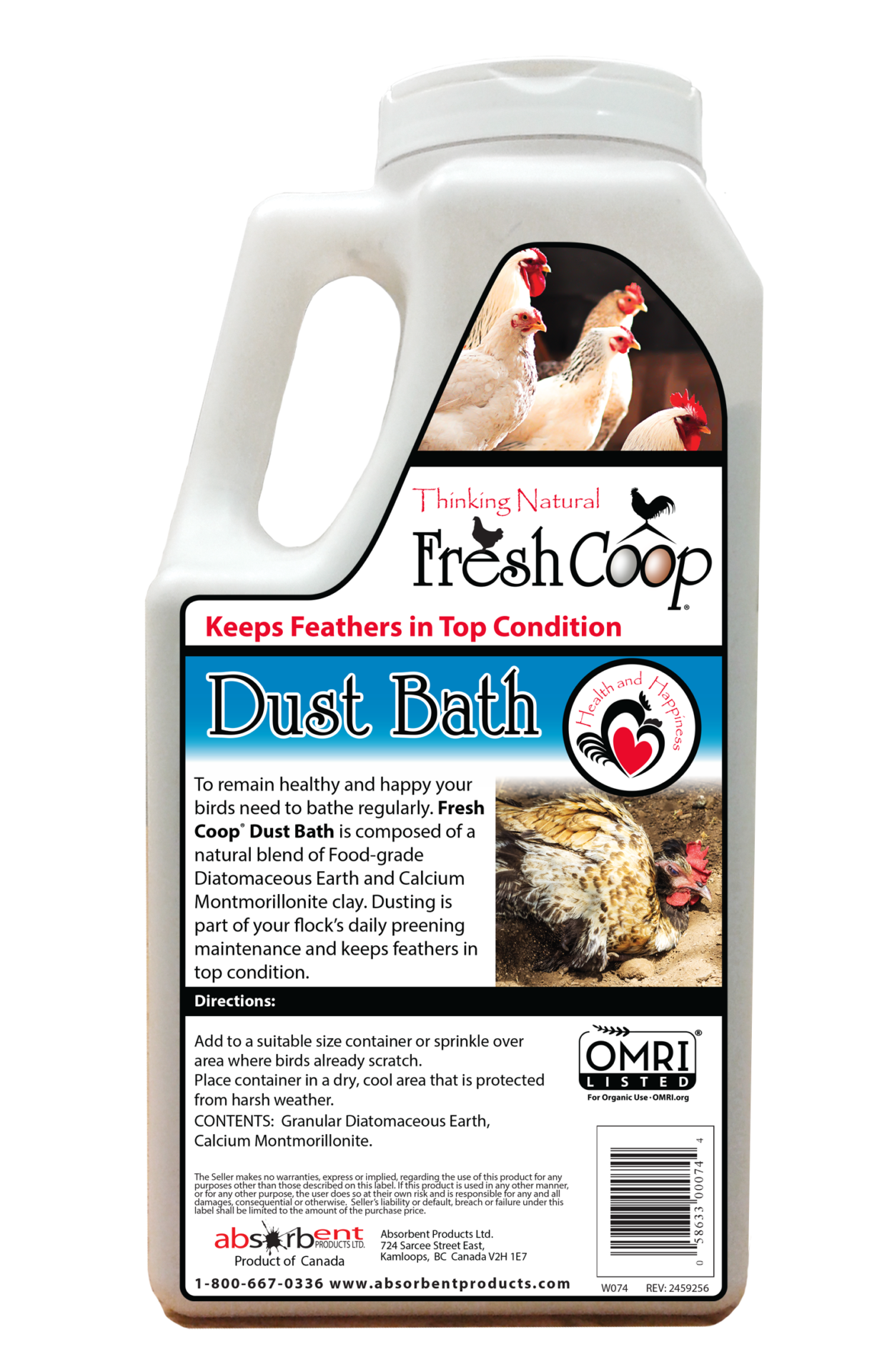 Fresh Coop Chicken Dust Bath, 6-lb