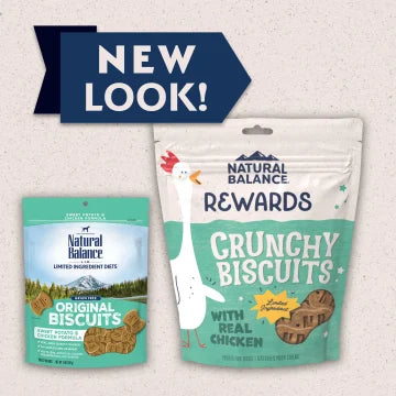 Natural Balance Limited Ingredient Crunchy Biscuits Sweet Potato And Chicken Recipe Dog Treat, 14-oz Bag