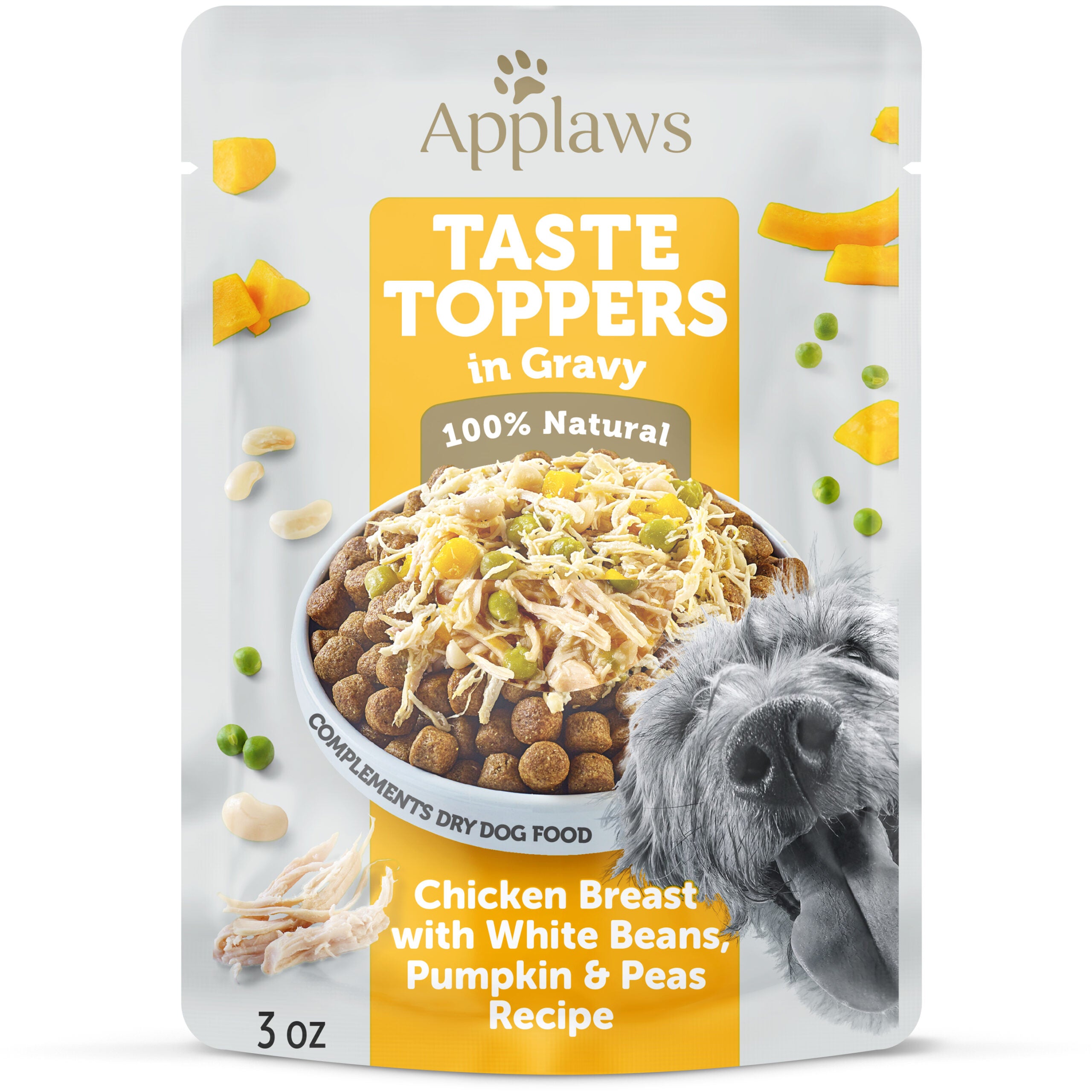 Applaws Taste Toppers - Decoración natural para comida para perros, paquete  de 12, ingredientes limitados, sin granos, decoración de comida para