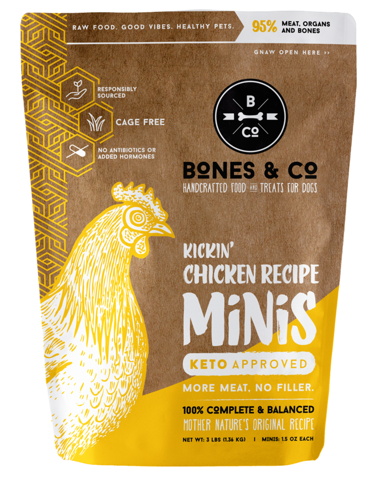 Bones & Co Frozen Raw Chicken, Dog Food