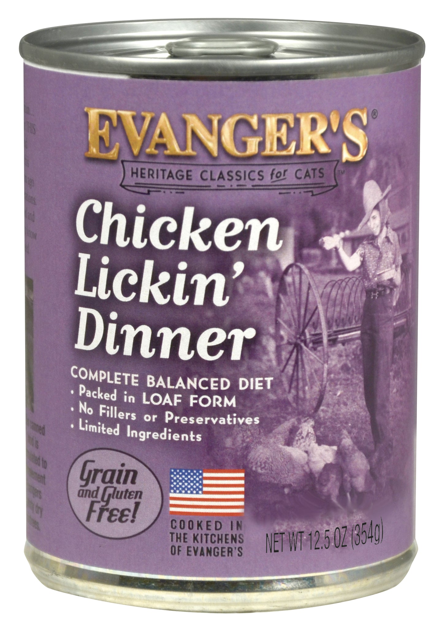 Evanger's Heritage Classic Chicken Lickin’ Dinner, Wet Cat Food
