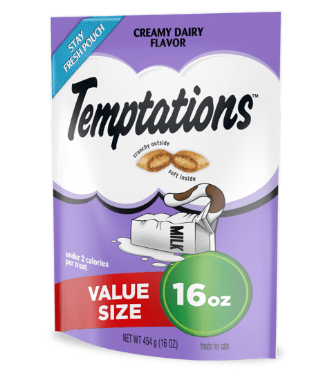 Temptations Creamy Dairy Flavor, Cat Treat