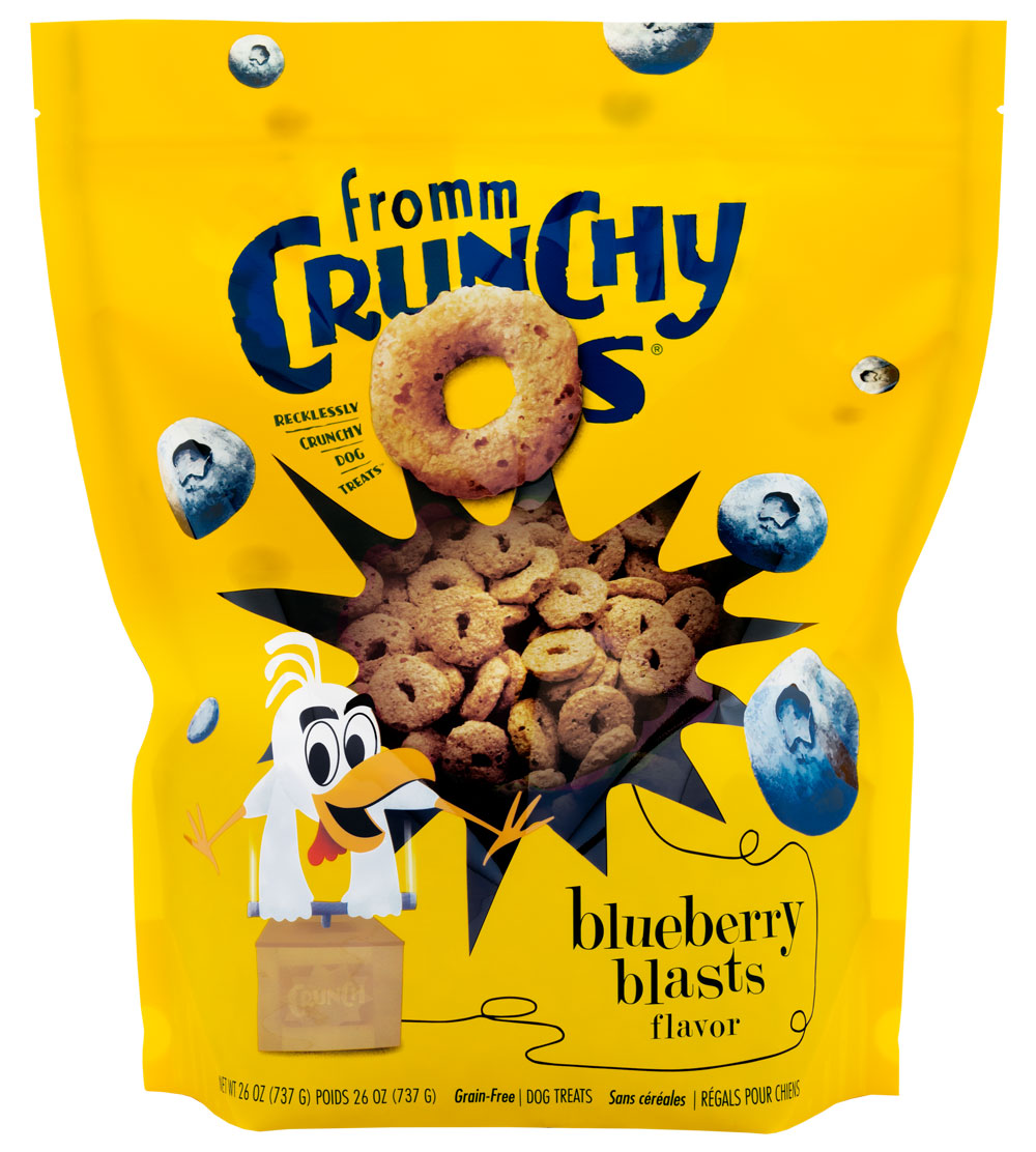 Fromm Crunchy O's Grain Free Blueberry Blasts Dog Treats