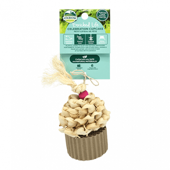Oxbow Enriched Life - Celebration Cupcake, Small Animal Toy