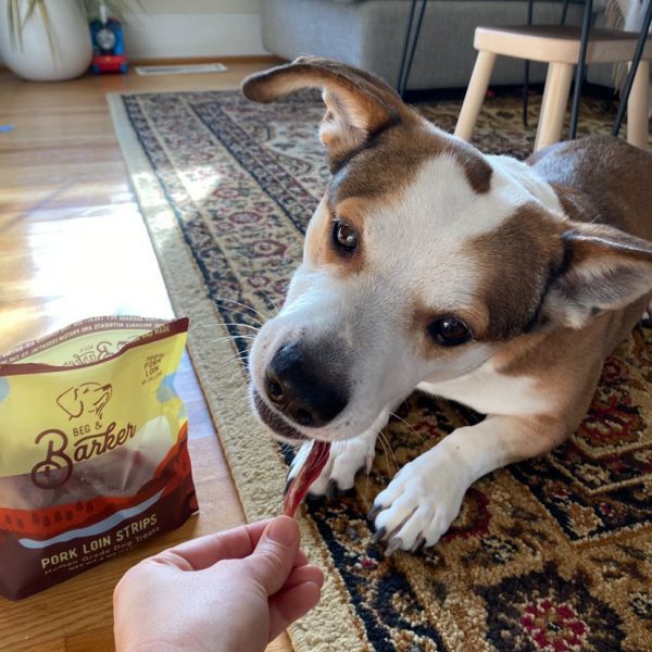 Beg & Barker Pork Loin Strips, Dog Treat