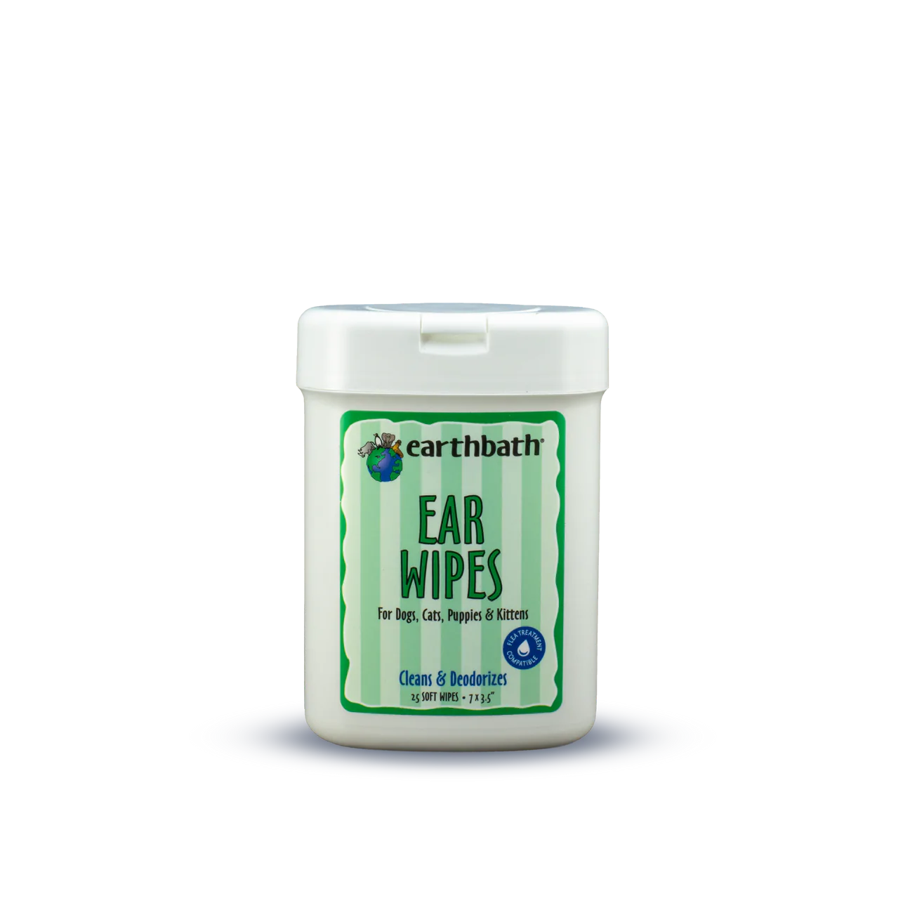Earthbath Ear Wipes For Pets, 30-Count