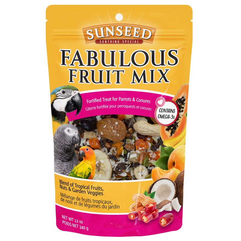 Sunseed Fabulous Fruit Mix 12-oz, Bird Treat