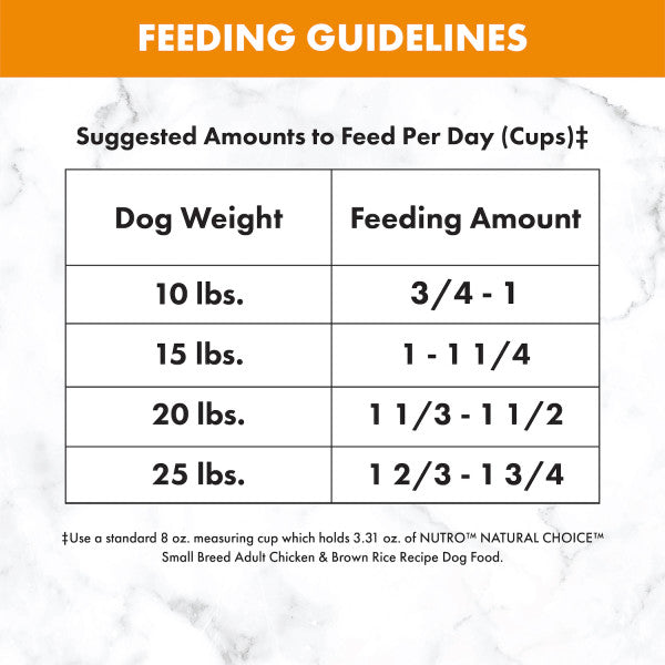 NUTRO NATURAL CHOICE Small Breed Adult Dry Dog Food, Chicken & Brown Rice Recipe