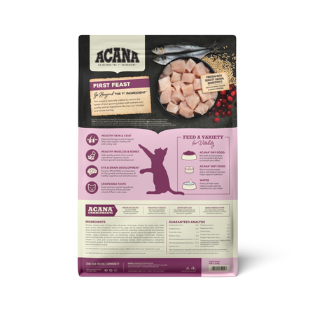Acana First Feast Kitten Recipe 4-lb, Dry Cat Food