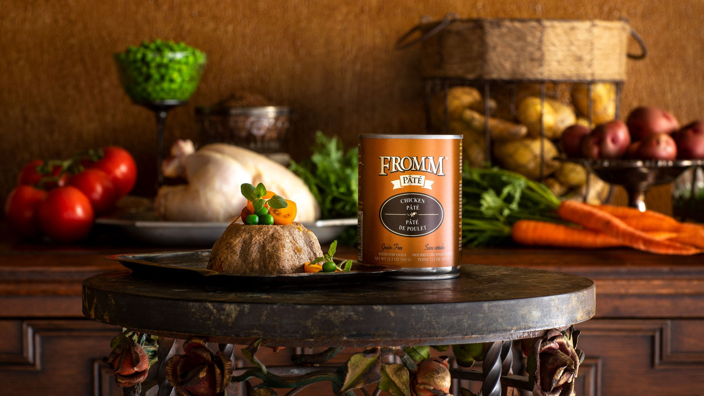 Fromm Chicken Pâté, Wet Dog Food, 12.2-oz Case of 12