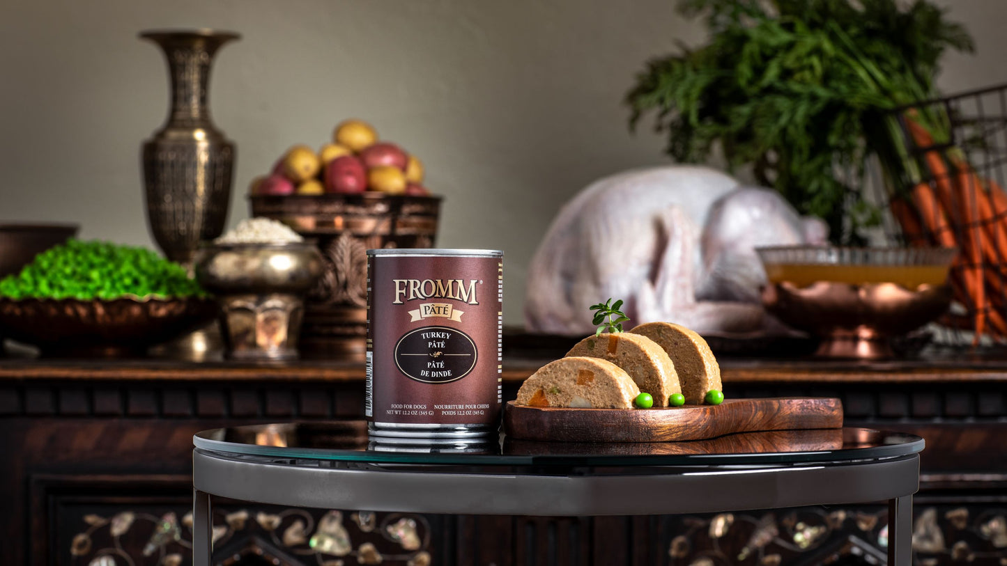 Fromm Turkey Pâté, Wet Dog Food, 12.2-oz Case of 12