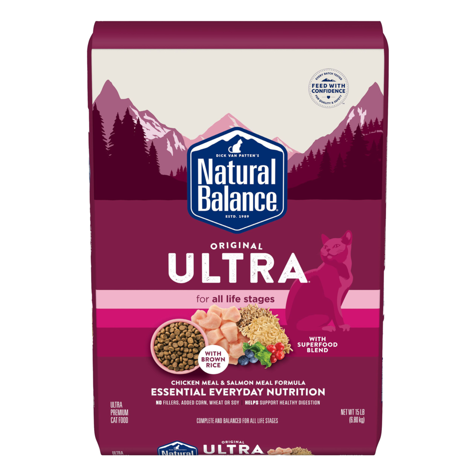 Natural Balance® Original Ultra® Chicken Meal & Salmon Meal Formula, Dry Cat Food