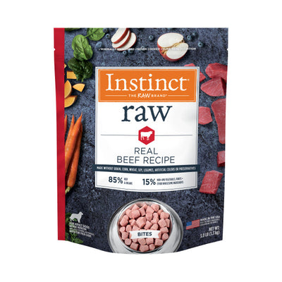 Instinct Raw Frozen Beef Bites Dog Food
