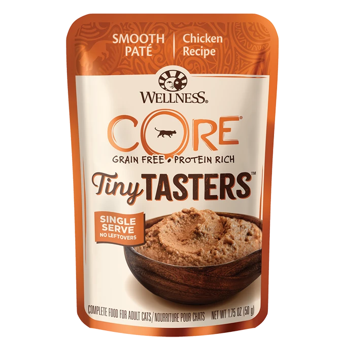 Wellness CORE® Tiny Tasters™ Chicken Pate 1.75-oz Pouch, Wet Cat Food