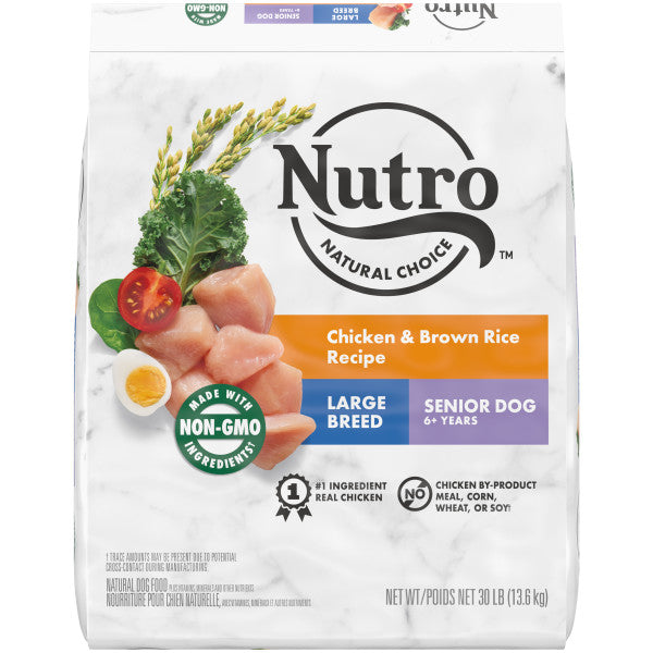 NUTRO NATURAL CHOICE Large Breed Senior Dry Dog Food Chicken