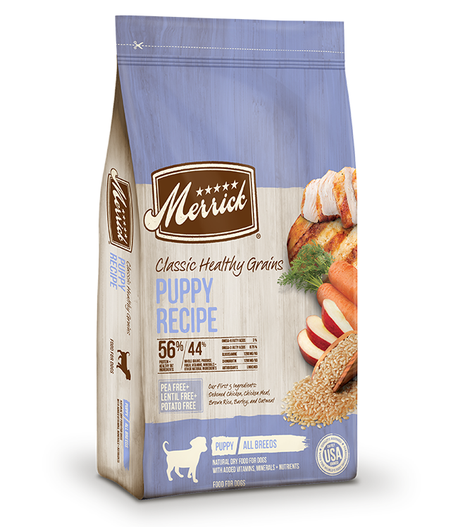Merrick puppy food feeding chart best sale