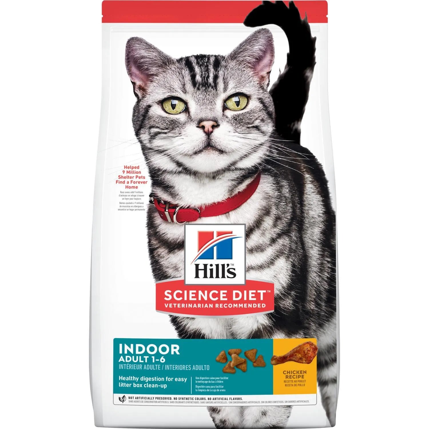 Dry cat food top for indoor cats