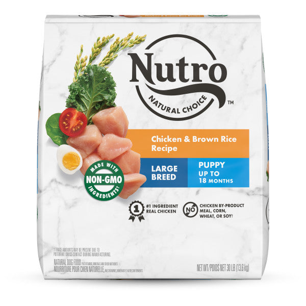 NUTRO NATURAL CHOICE Large Breed Puppy Dry Dog Food, Chicken
