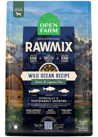 Open Farm Wild Ocean Grain-Free RawMix, Dry Dog Food