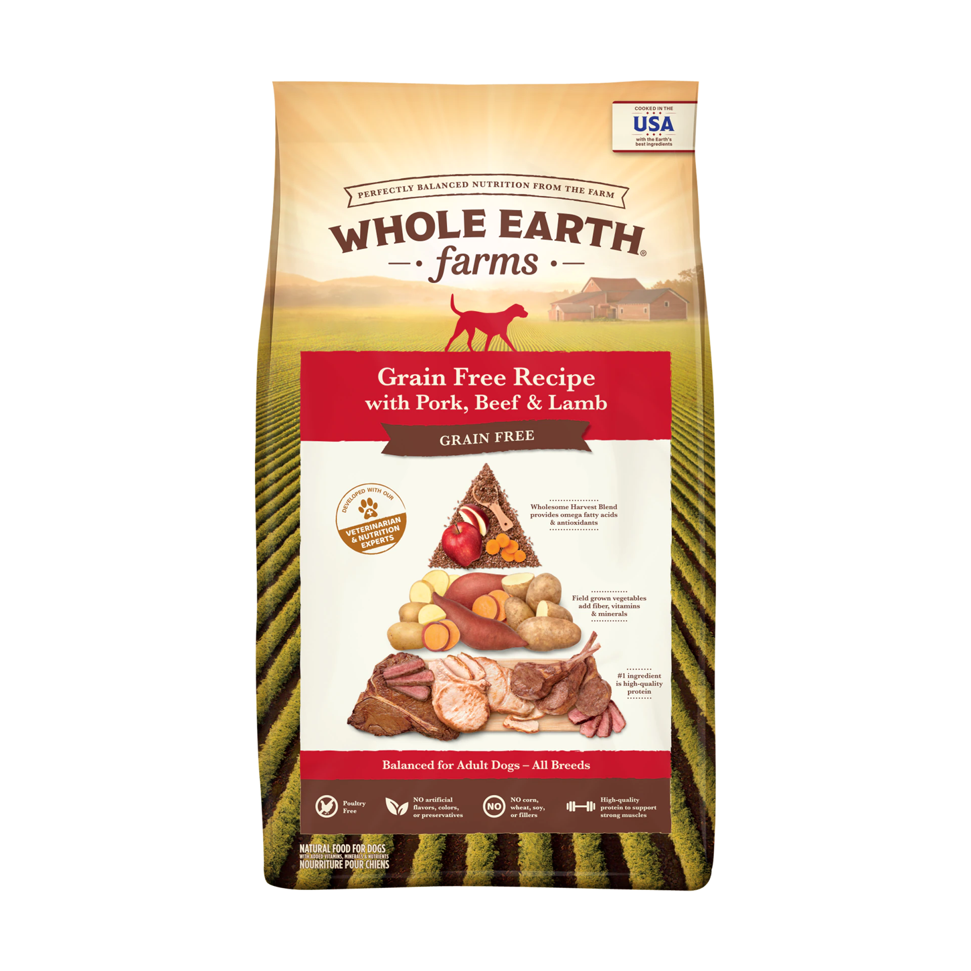 Whole earth farms puppy recipe dry dog food best sale