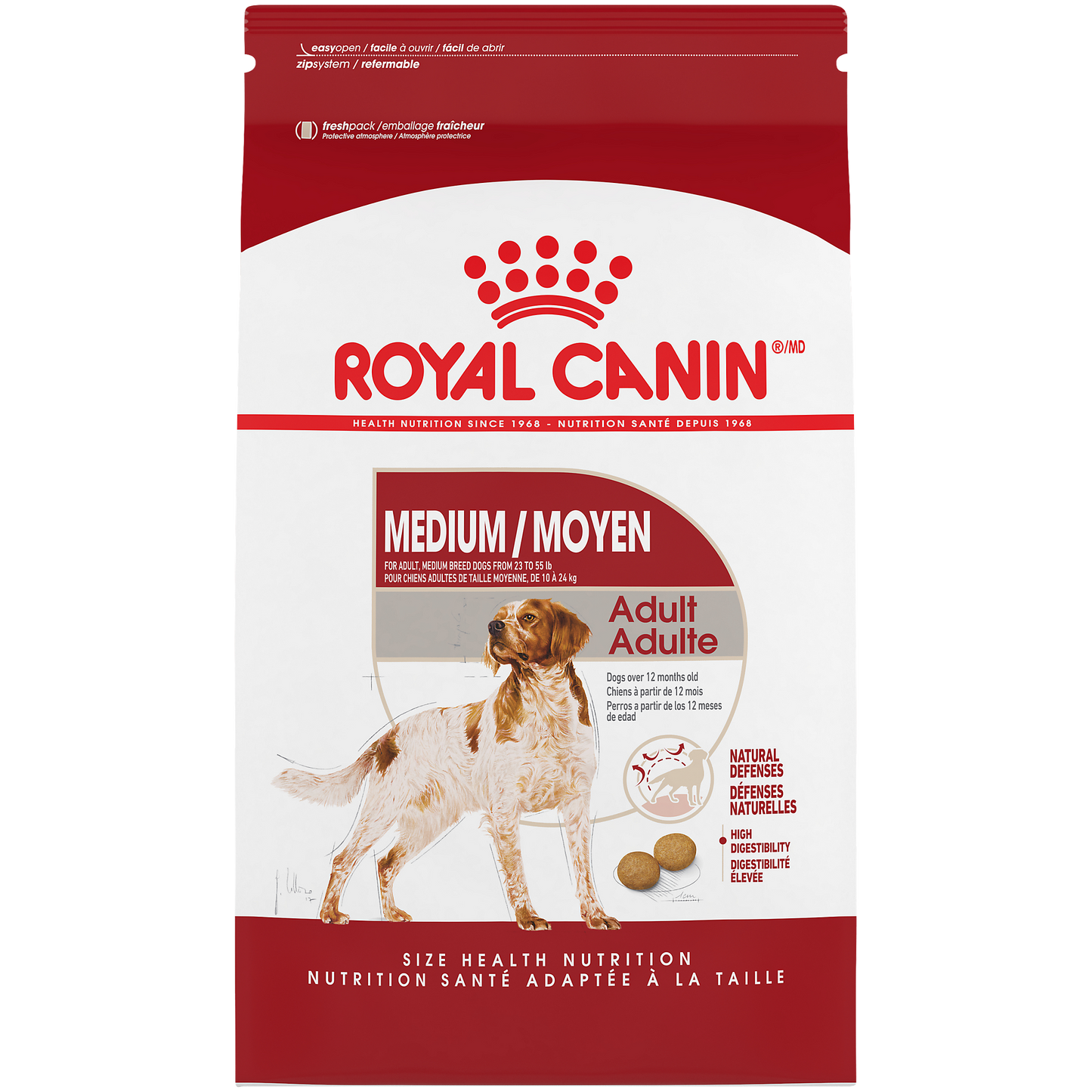 Royal Canin Medium Breed Adult Dry Dog Food, 30-lb bag