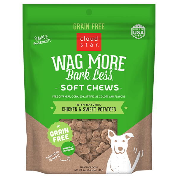 Cloud Star Wag More Bark Less Grain Free Soft Chewy Chicken