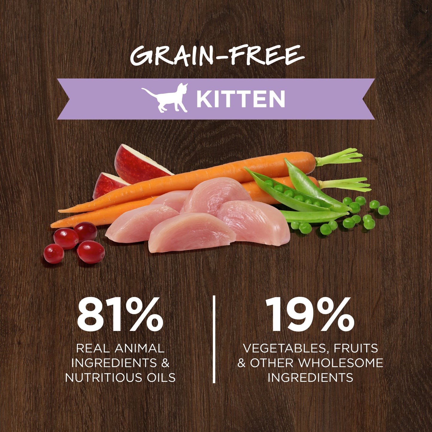 Instinct Original Kitten Chicken Dry Cat Food, 4.5-lb Bag